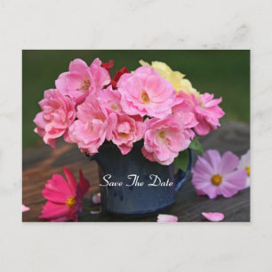 Cartes postales de roses sauvages pour sauver la d