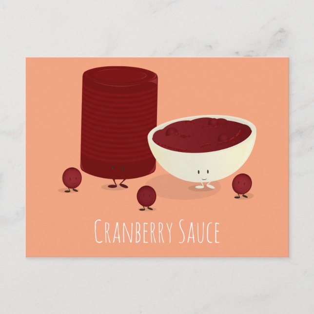Cartes postales de Sauce aux canneberges et aux ca (Devant)