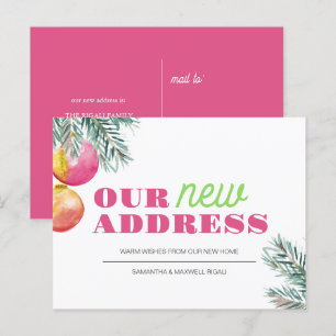 Cartes postales de vacances Moving Faire-part Aqua
