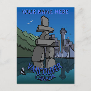 Cartes postales de Vancouver personnalisées Cartes