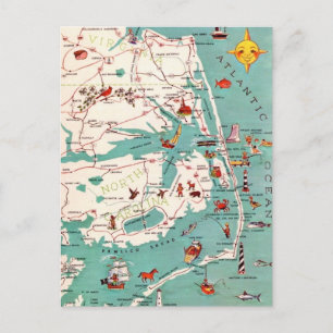 Cartes postales des plages de Outer Banks