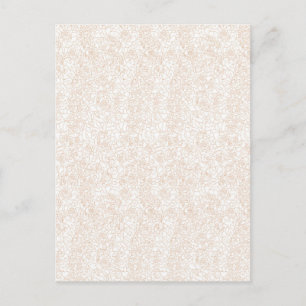 Cartes postales   Dessin au trait floral élégant M