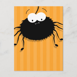 Cartes postales d'Halloween à l'araignée de carica