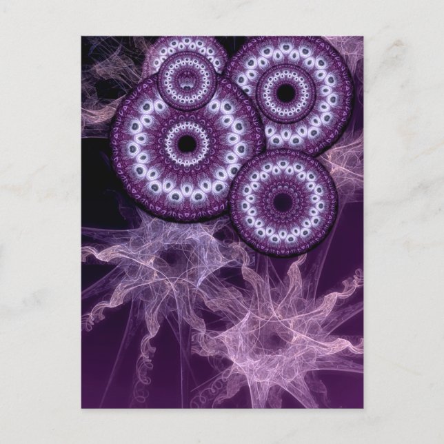 Cartes postales d'Imaginaire pourpre fragile (Devant)