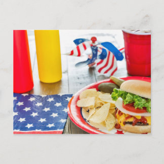 Cartes postales d'invitation à la fête patriotique