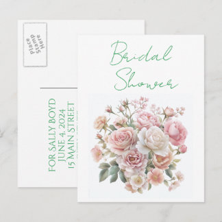 Cartes postales d'invitation à une fête de mariage