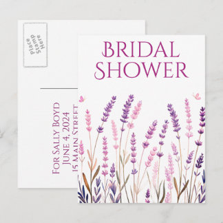 Cartes postales d'invitation à une fête de mariage