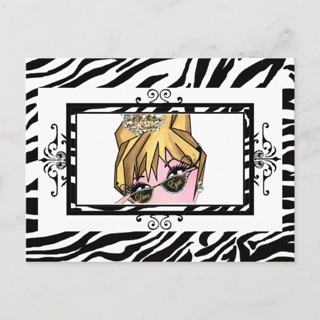 Cartes postales Diva Eyes (Devant)
