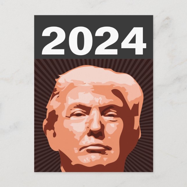CARTES POSTALES DONALD TRUMP 2024 (Devant)