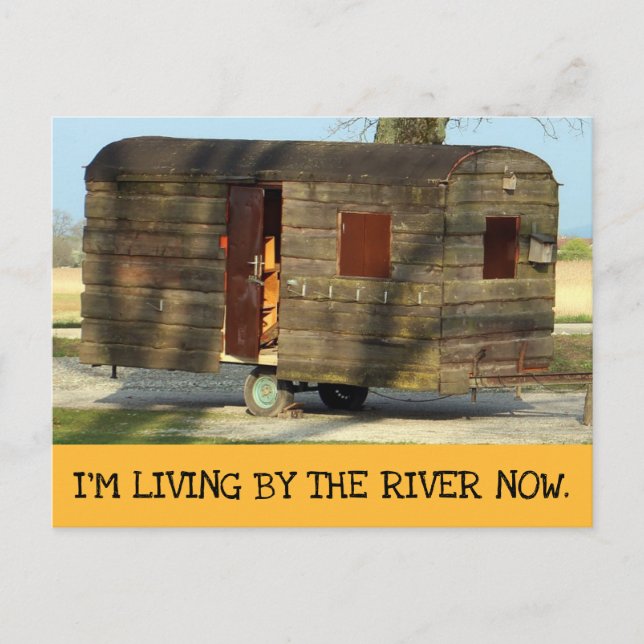 Cartes postales drôles de Camper en Bois, près de  (Devant)