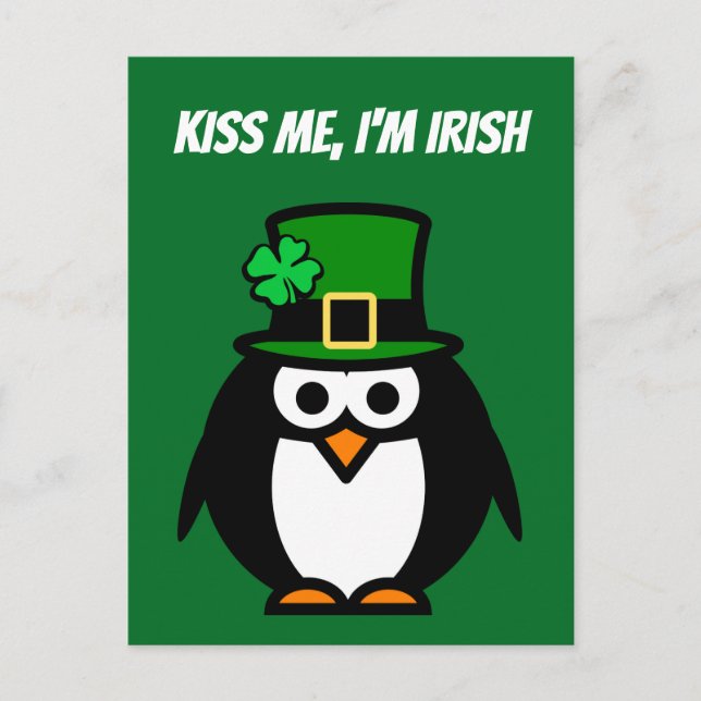 Cartes postales drôles de Jour de la Saint Patrick (Devant)