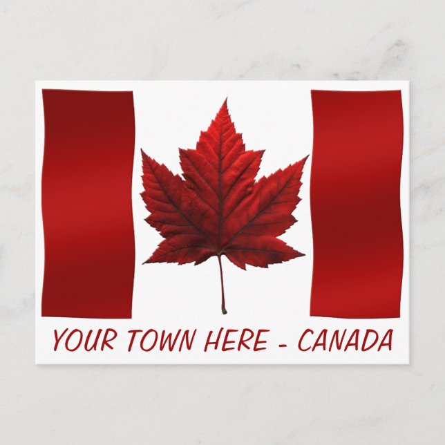 Cartes postales du drapeau du Canada Cartes postal (Devant)