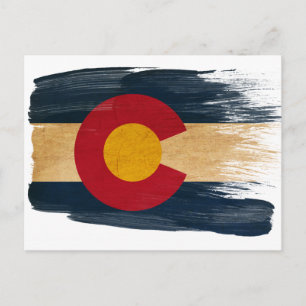 Cartes postales du drapeau du Colorado