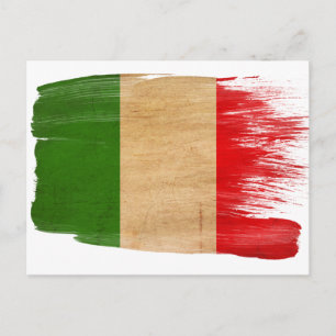 Cartes postales du drapeau italien
