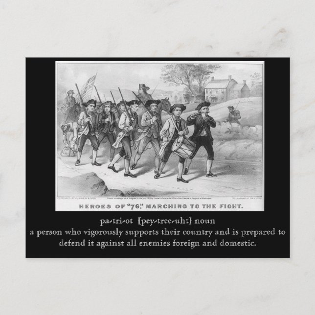 Cartes postales du jour des vétérans (Devant)