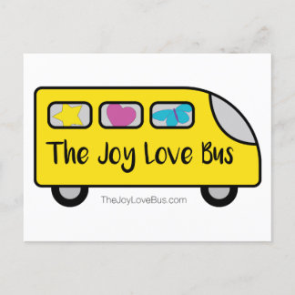 Cartes postales du logo du bus Joy Love