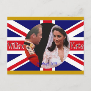 Cartes postales du Mariage William et Kate Royal