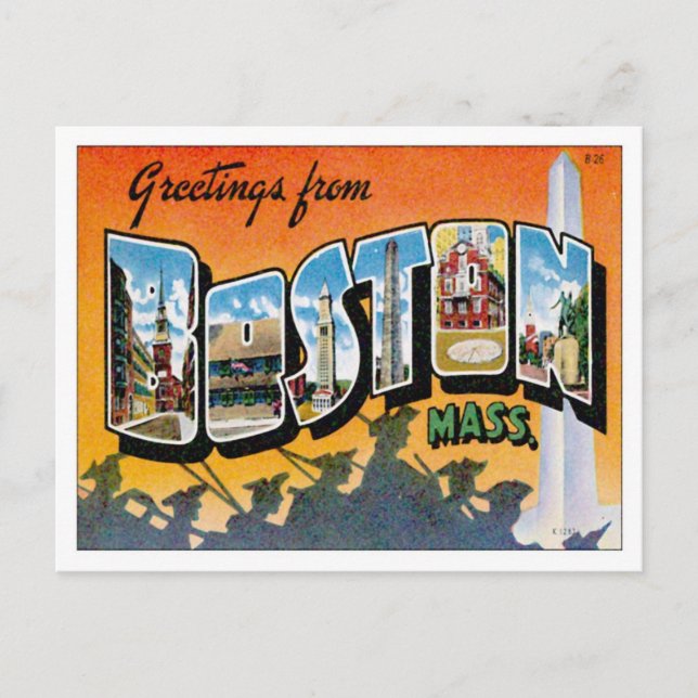 Cartes Postales Du Massachusetts De Boston (Devant)