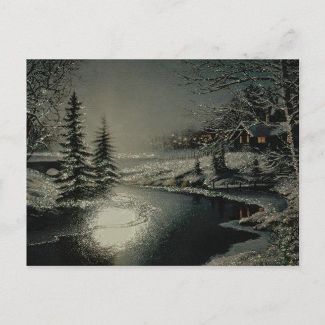 Cartes postales du pays des merveilles d'hiver (Devant)