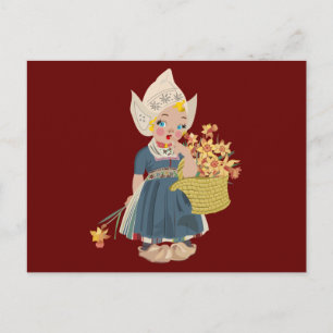 CARTES postales DUTCH GIRL ART