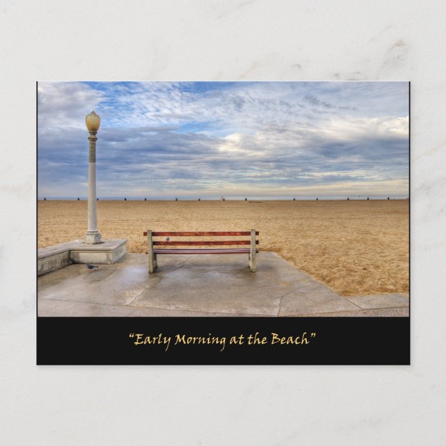 Cartes postales "Early Morning at the Beach" (Devant)