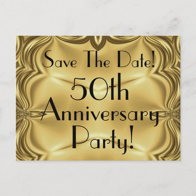 Cartes postales élégantes "Save The Date" pour le  (Devant)