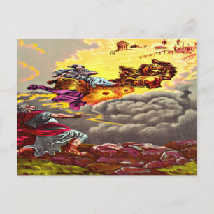 Cartes postales : Élie monte au ciel