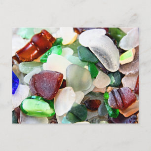 Cartes postales en verre de plage