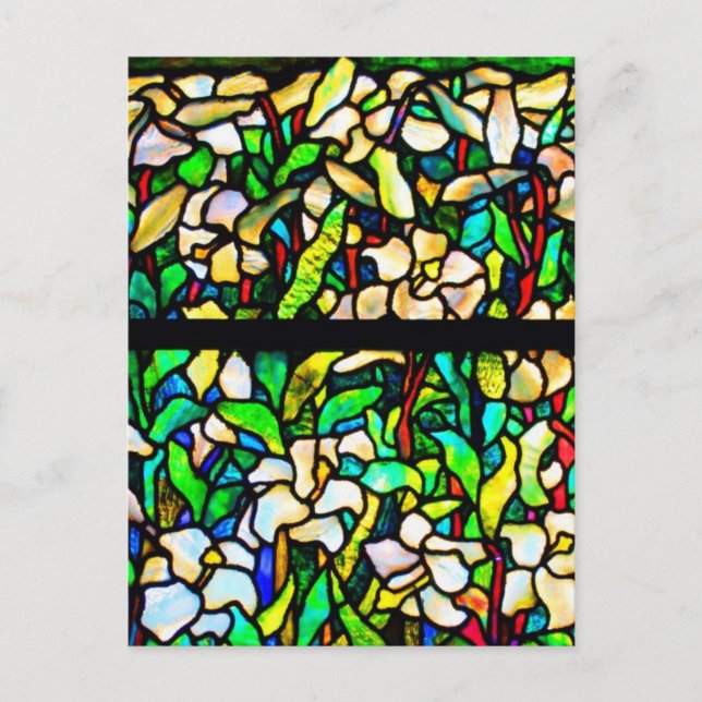 Cartes postales en verre-Tiffany 14 (Devant)