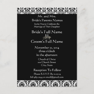 Cartes postales Faire-part de mariage bon marché