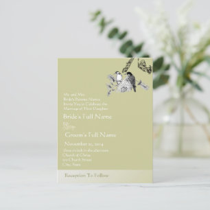 Cartes postales Faire-part de mariage bon marché