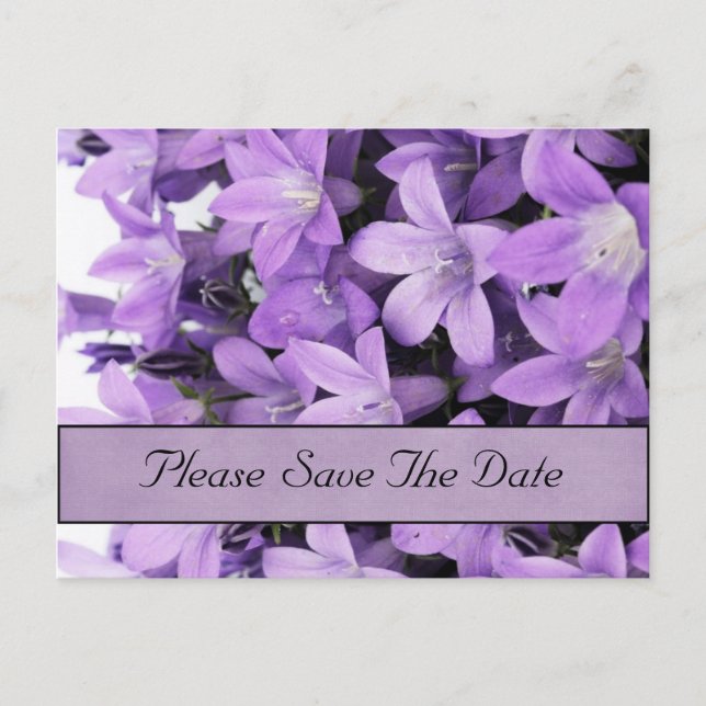 CARTES POSTALES FLEURIES DE DESIGNER POUR ANNONCER (Devant)