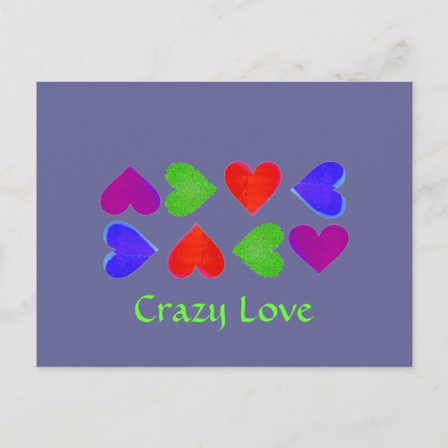 Cartes postales Fou Amour (Devant)