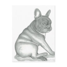 Cartes postales françaises Bulldog