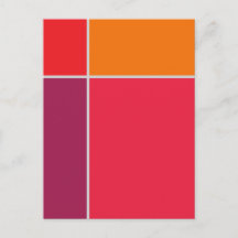 Cartes postales géométriques Blocs 2