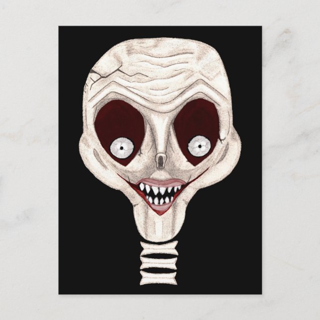 Cartes postales Ghoulish Skull (Devant)