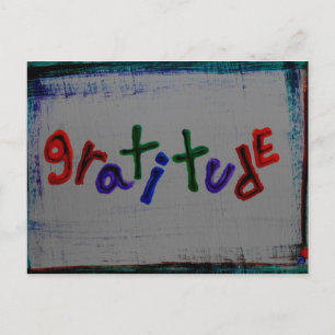 cartes postales "gratitude"