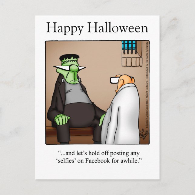 Cartes postales humoristiques d'Halloween "Spectic (Devant)
