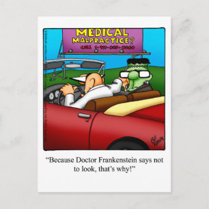 Cartes Postales Humour Halloween "Spectickles"