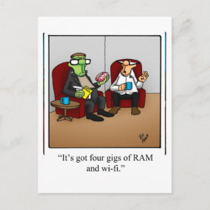 Cartes Postales Humour Halloween "Spectickles"