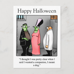 Cartes Postales Humour Halloween "Spectickles"