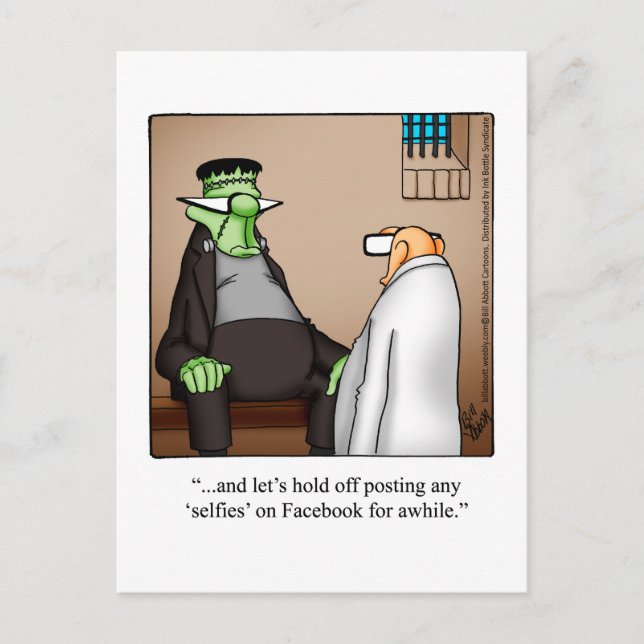 Cartes Postales Humour Halloween "Spectickles" (Devant)