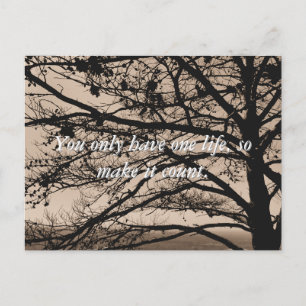 Cartes postales Inspirational Quote Photocard