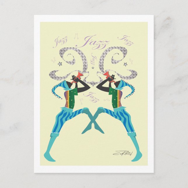Cartes postales Jazz (Devant)