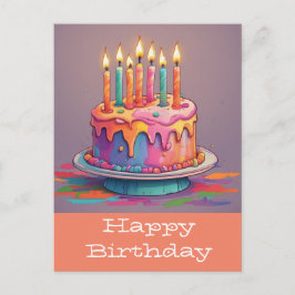 Cartes postales joyeux anniversaire