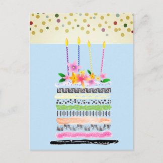 Cartes postales joyeux anniversaire