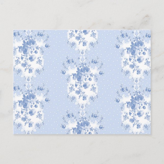 Cartes postales Lady Enid bleu bleuté (Devant)