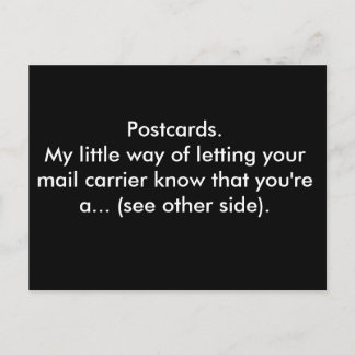 Cartes postales. Ma petite façon de laisser ton co