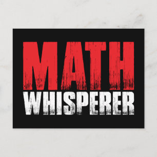 Cartes postales Math Whisperer