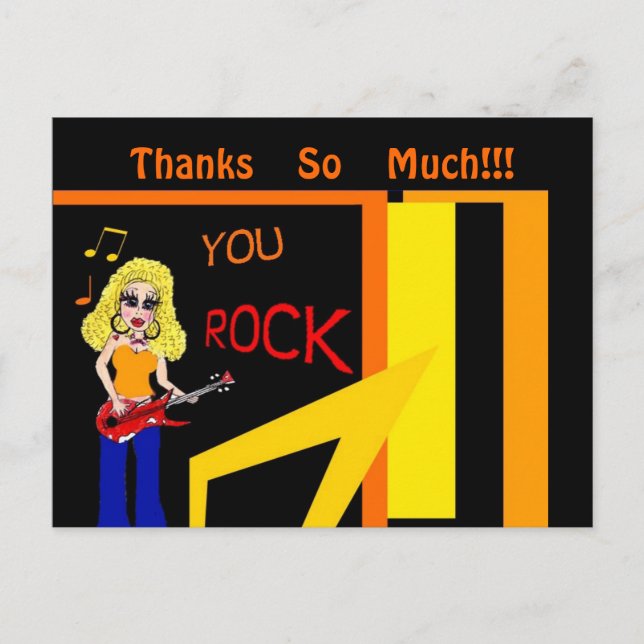 Cartes postales Merci (Devant)